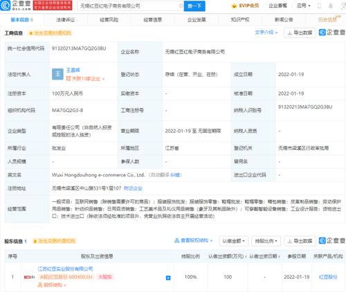 紅豆股份成立新公司,經(jīng)營范圍含可穿戴智能設備銷售